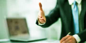 L Businessman Giving A Hand