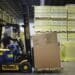 A worker operates a forklift to carry boxes through the warehouse of the Black & Decker Inc. DeWalt brand production plant in Charlotte, North Carolina, U.S., on Wednesday, Aug. 9, 2017. The U.S. Census Bureau is scheduled to release durable goods figures on August 25.