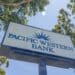 Signage for a Pacific Western Bank branch in Corona, California