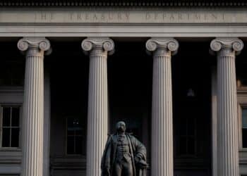 The US Treasury building in Washington, DC, US, on Saturday, June 3, 2023. The Senate last week passed legislation to suspend the US debt ceiling through the 2024 election, ending a drama that threatened a global financial crisis ahead of the Treasury secretary's June 5 deadline to avoid a default.