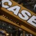 Machinery at the Case Construction Equipment vendor booth during the ConExpo-Con/Agg tradeshow in Las Vegas, Nevada, US, on Tuesday, March 14, 2023. The convention, which takes place every three years, expects 130,000 attendees.