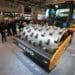 A Volvo SD115B soil compactor vehicle on the Volvo Construction Equipment Corp. stand during the Bauma construction industry fair in Munich, Germany, on Monday, April 11, 2016. The international trade fair for construction machinery, mining machines, construction vehicles and equipment is the world's largest trade fair and is held every three years.