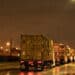 Tractor-trailer trucks wait to enter the Port of Baltimore in Baltimore, Maryland, U.S., on Monday, March 23, 2020. A shipping container shortage that's left everything from Thai curry to Canadian peas idling in ports may be about to get a whole lot worse as China steps up its coronavirus precautions on incoming vessels.