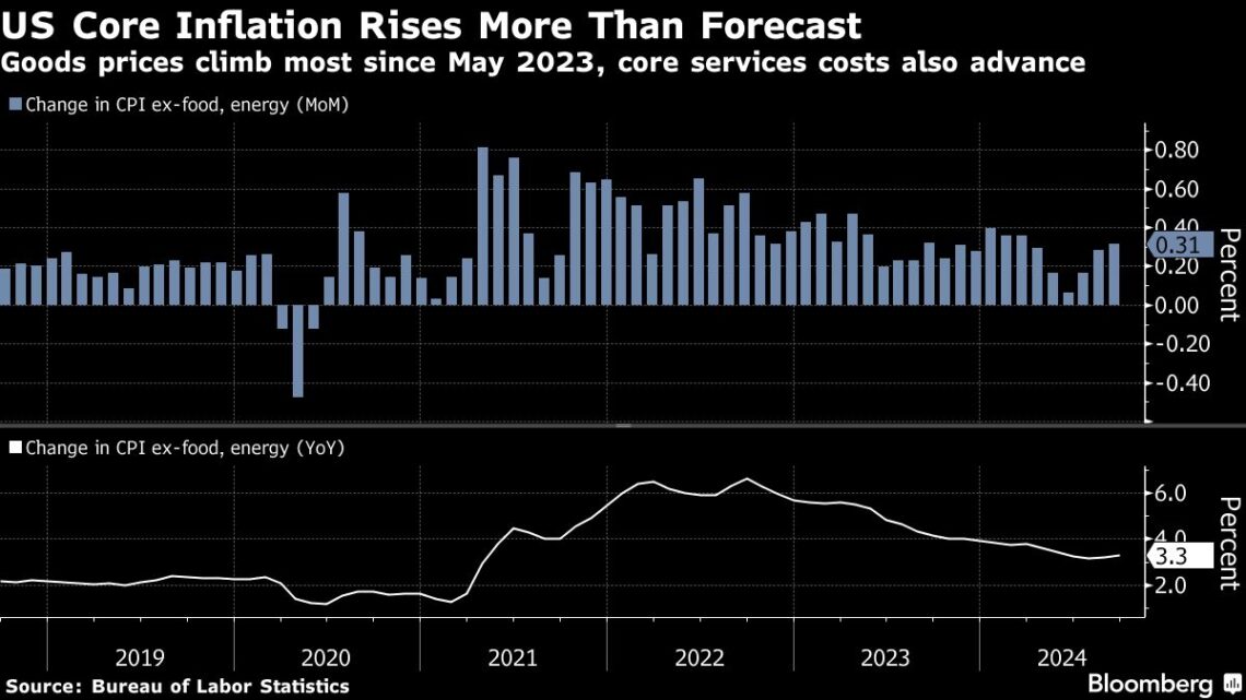 US CPI rises more than forecast, stalling inflation progress ...