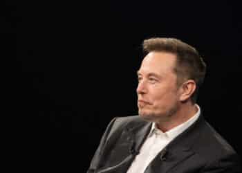 Billionaire Elon Musk at Paris Viva Tech Fair