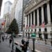 A Christmas tree outside the New York Stock Exchange (NYSE) in New York, US, on Monday, Dec. 9, 2024. Stocks struggled to make headway, following a furious rally that put the market on pace for its best year since 2019, with traders awaiting key inflation data that will help shape the outlook for Federal Reserve rates.