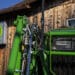John Deere equipment for sale at a United Ag and Turf dealership in Colchester, Connecticut, US, on Friday, Nov. 3, 2023. Deere & Co. is expected to release earnings figures on November 22.