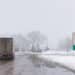 A tractor trailer approaches the Peace Bridge at the Canada-US border in Fort Erie, Ontario, Canada, on Monday, Feb. 3, 2025. US President Donald Trump's move to invoke an emergency and impose tariffs on Canada, Mexico and China is the most extensive act of protectionism taken by a US president in almost a century.