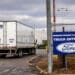 A truck enters the Ford Windsor Engine Plant in Windsor, Ontario, Canada, on Tuesday, Feb. 4, 2025. US President Donald Trump's proposed tariffs against Canada and Mexico would threaten production at automakers across North America and send record vehicle prices even higher, with about a quarter of a trillion dollars in trade that would be disrupted.