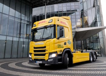 Scania, DHL to test electric truck with fuel-powered range extender