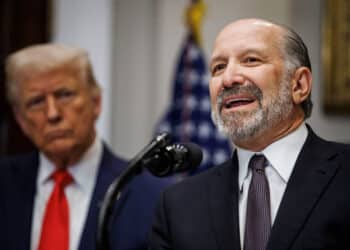 Donald Trump and Howard Lutnick.