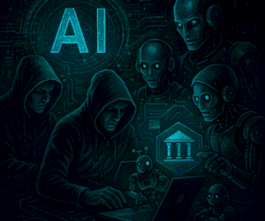 AI fraud concept image