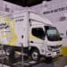 A Mitsubishi Fuso Truck and Bus Corp. eCanter electric truck