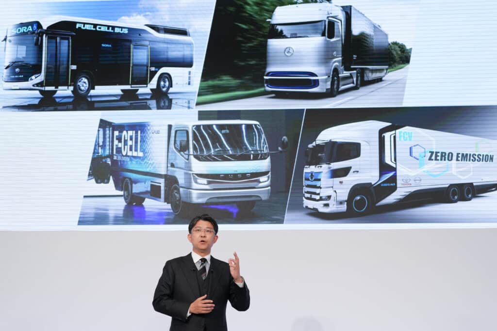 Koji Sato, Toyota CEO, (Photo/Bloomberg)