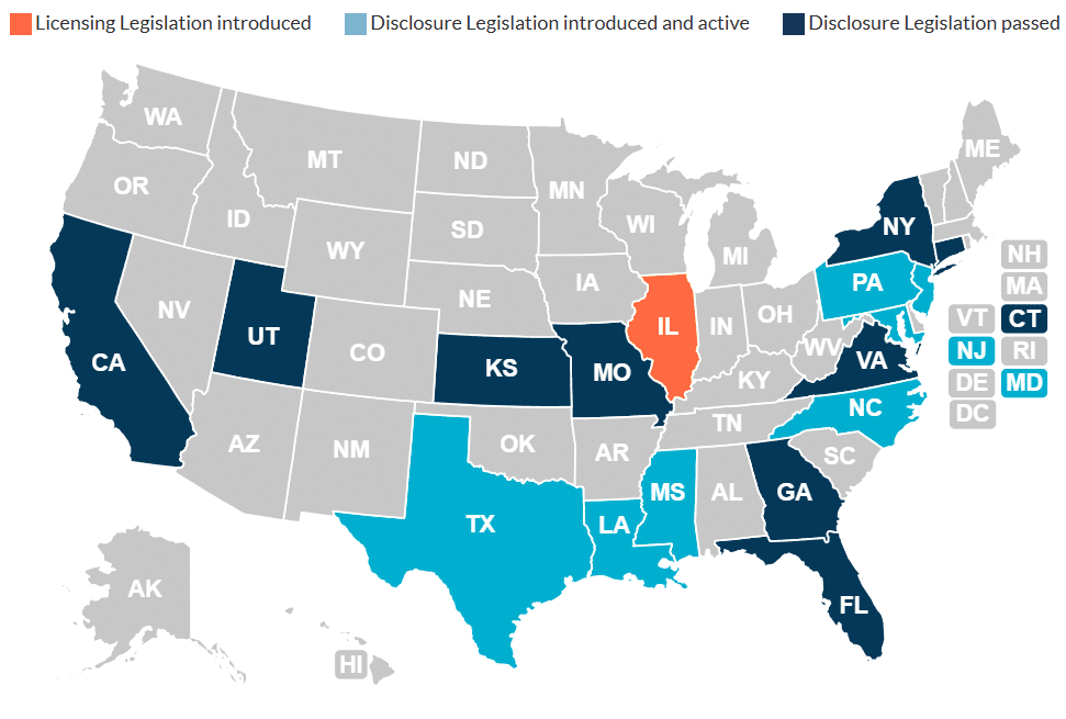 Equipment Finance State Disclosure Laws 6-9-2025