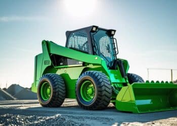 green skid steer