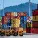 The Fairview Container Terminal in the Port of Prince Rupert in British Columbia, Canada. Trump raised tariffs on Canadian goods to 35% from 25%.