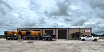 LiftHigh Crane & Rigging's new Central Texas branch in New Braunfels, Texas, serves the Austin and San Antonio markets with crane services, specialty rigging, indoor & outdoor storage, and project support.