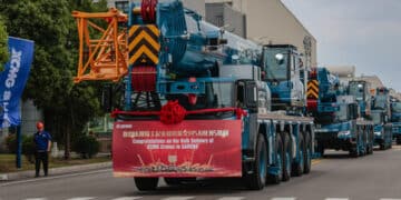 XCMG Delivers Complete Wheeled and Crawler Crane Fleet to Sarens
