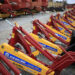CNH Industrial NV New Holland Agricultural brand farm equipment for sale at a Montgomery Tractor Sales Inc. store in Mount Sterling, Kentucky, U.S., on Saturday, Jan. 30, 2021. CNH Industrial is scheduled to release earnings figures on February 2.